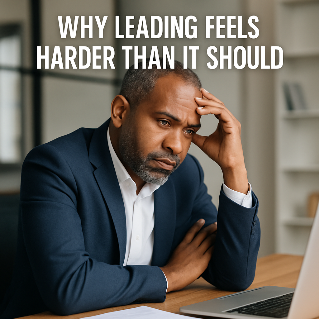 A confident Black woman in a navy suit speaks to a diverse group of professionals who smile and applaud in a modern conference room, overlaid with the headline text “The Transformation You Can Expect.”